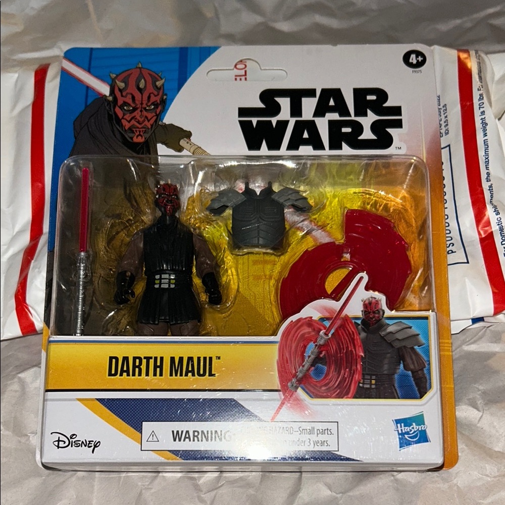 Hasbro Red and Black Darth Maul Action Figure Playset